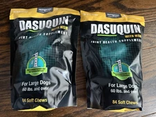New 2 Nutramax Dasuquin MSM Soft Chews Joint Health  Large Dogs 84x2 168 Chews