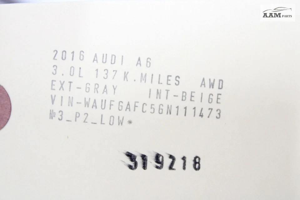 16-18 AUDI A6 QUATTRO C7 VAPOR CANISTER SOLENOID VALVE EXPANSION RESERVOIR OEM - Image 4 of 4