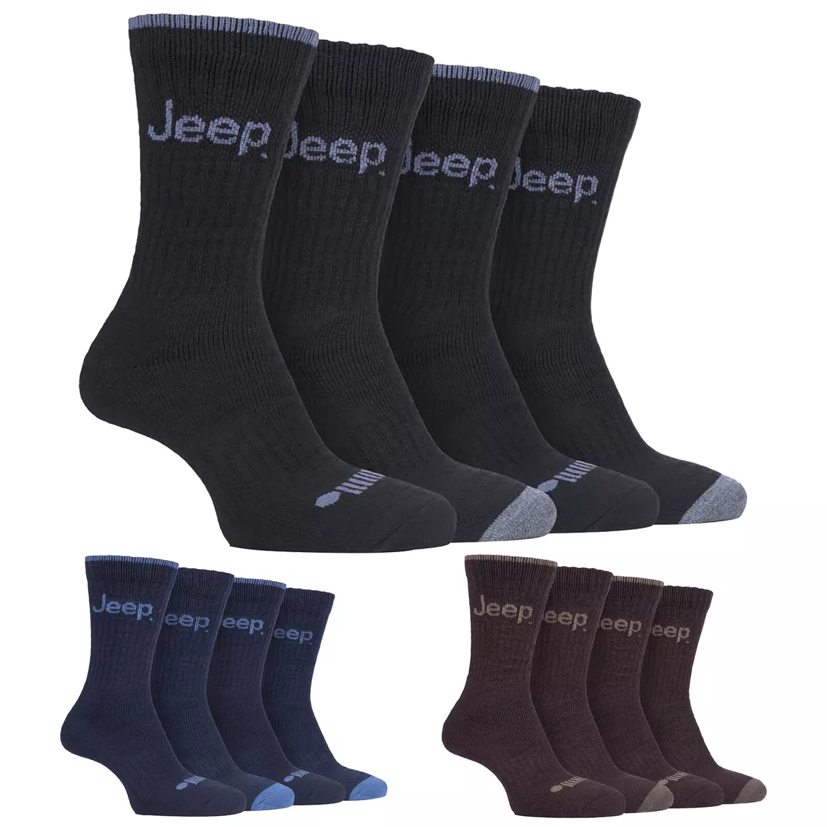 Padded boot shop socks