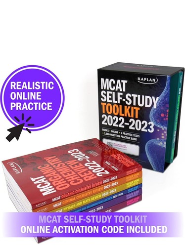 MCAT Self-Study Toolkit 2022-2023: Books + Online + 6 Practice Tests - 第 1/6 張圖片