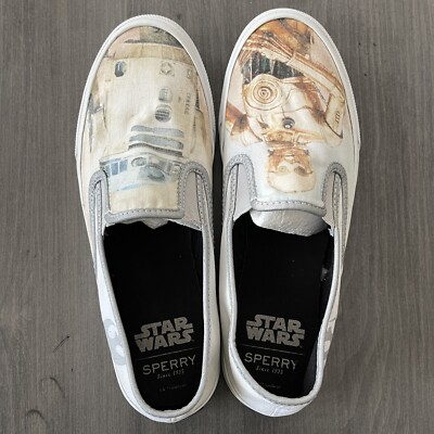 Sperry x Star Wars Canvas Slip On R2-D2 & C3PO Droids Slip 
