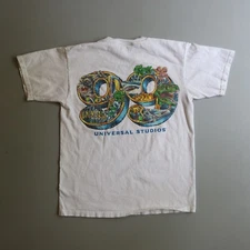 Vintage Universal Studios Shirt Adult Small 1999 99 White Florida