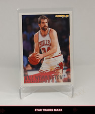 1994 BILL WENNINGTON #36 FLEER BULLS NBA BASKETBALL CARD