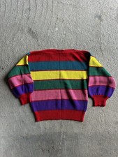Vintage Exclusive Imports Pullover Sweater Size M Pink Cable Knit