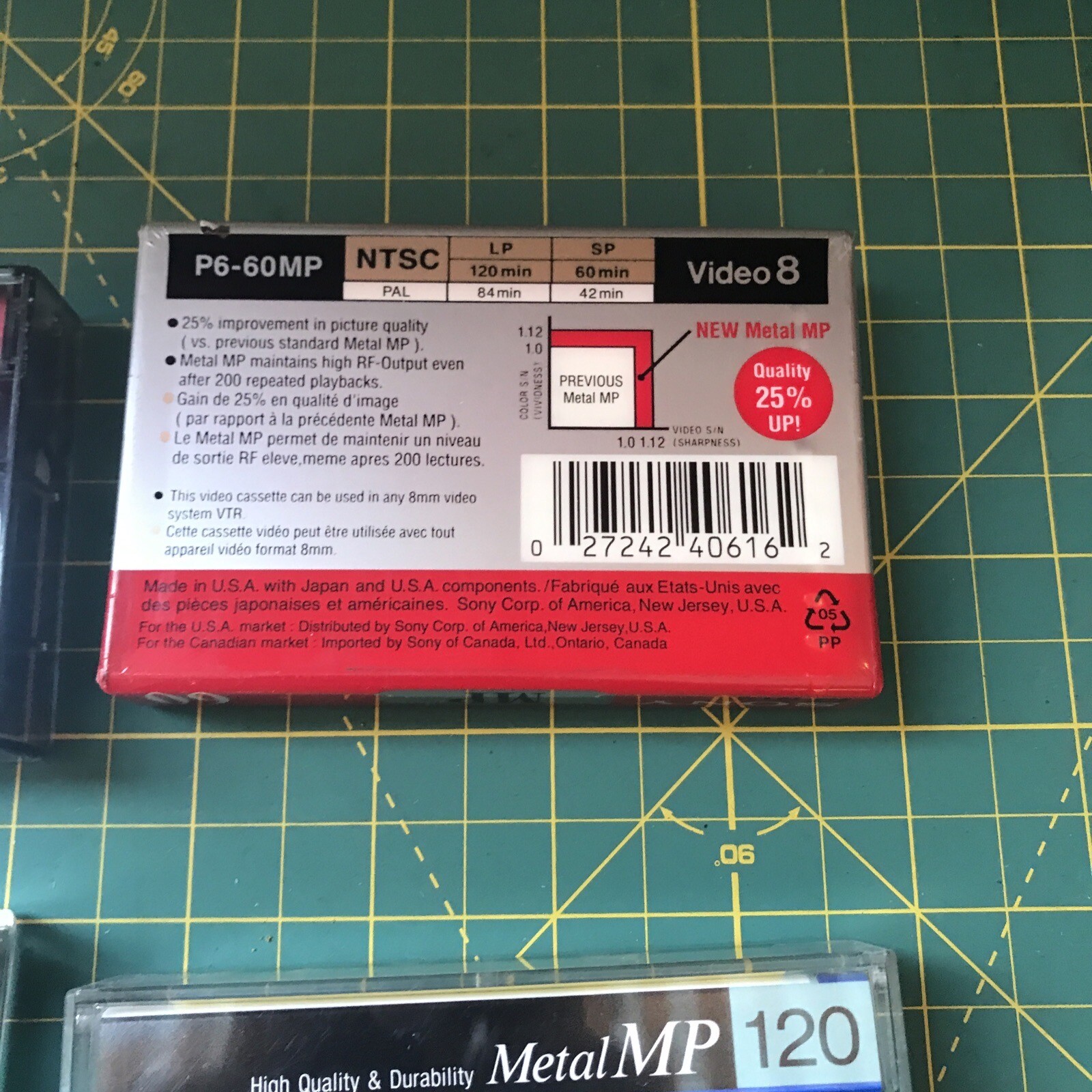 Sony Tdk Lot x 8 Hi8 Metal Others Video 8 Cassette Tape 8mm Length