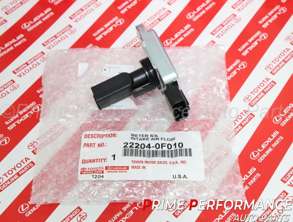 Sensor de flujo de masa de aire genuino Toyota Tundra Seqouia 2000-2004 22204-0F010 Foto 2 de 4
