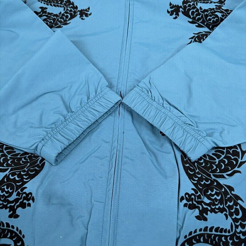 Supreme 21SS Dragon Pattern Nylon Track Jacket Blue Size XL Supreme 21SS Dragon Pattern Nylon Track Jacket Blue Size XL