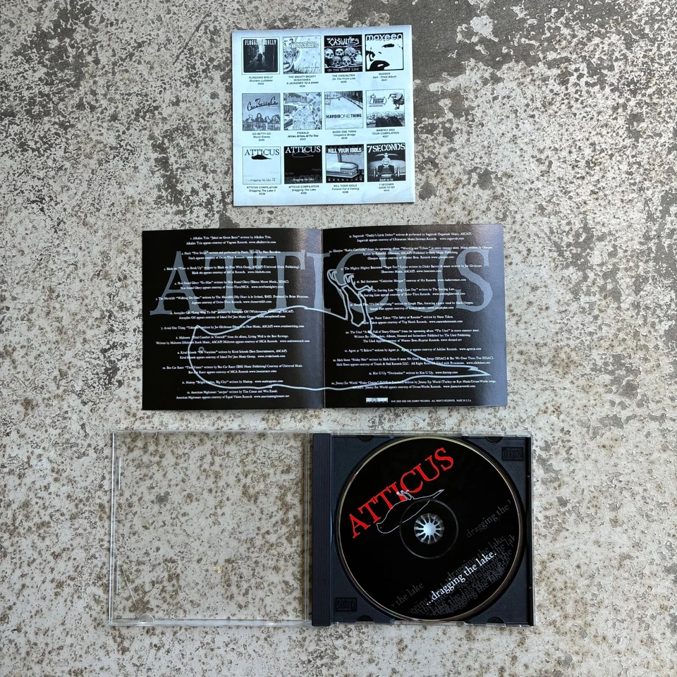 Atticus Dragging The Lake Compilation 2x CD Lot Goth Emo Punk Skate Blink 182 - image 4 of 4