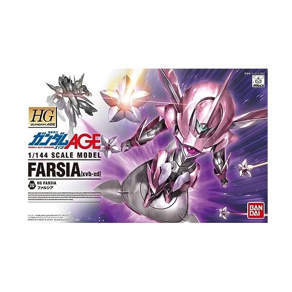 BANDAI SPIRITS 1/144 HG Gundam AGE FARSIA xvb-xd Plastic Model Kit Official
