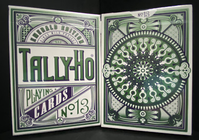 Emerald  Edition Tally-Ho Card Deck~Jackson Robinson~Kings Wild