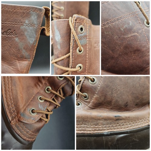 Cabelas Hunting Snow Boots Thinsulate Ultra 10" Mens 12 Leather Rubber 83-0503 - 第 19/21 張圖片