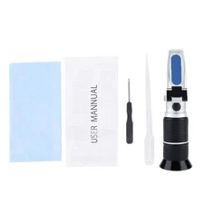 Portable Refractometer 3 in 1 Hand Refractometer 58-90% Specific Food Honey S...