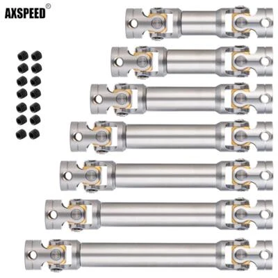 AXSPEED 7Size CVD Metall Antriebswelle für 1/14 Tamiya RC Traktor LKW Crawler