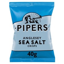Pipers Crisps Anglesey Sea Salt 24 x 40g 