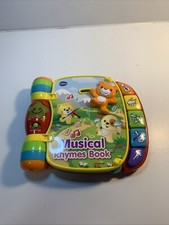 VTech Musical Rhymes Book w/ Fresh Batteries  Tested, works perfectly  