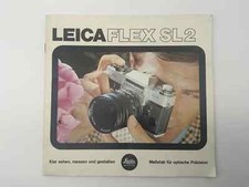 Leicaflex SL2 Clear See, Measure And Design Brochure German