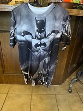 Vintage Batman All Over Print Shirt DC Comics Mens Size L