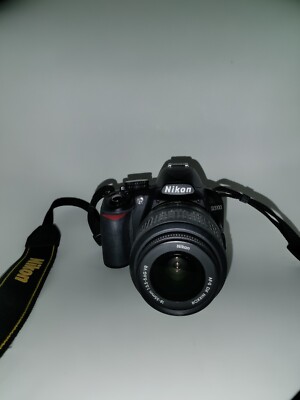 Nikon D D3100 14.2MP Digitalkamera - Schwarz (Kit mit GDX II 18-55mm Objektiv)