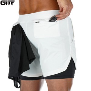 ropa deportiva blanca para hombre 2 en 1 fitness verano Nuevo traje deportivo para hombre secado rápido ropa deportiva blanca para hombre 2 en 1 fitness verano Nuevo traje deportivo para hombre secado rápido
