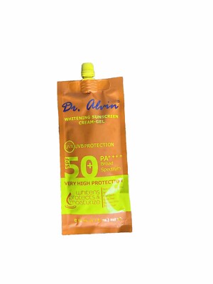 Dr. Alvin Whitening Sunscreen Cream-Gel SPF50 PA++++ 50g