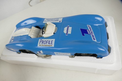 Märklin Metall 1947 Rennwagen Bayrischer Rundfunk 1:16 Mercedes Blau V-212 - 第 17/21 張圖片