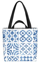 Blaue Ornamente Tasche Bad Fliesen Muster Gemustert TüRkei Orient Sauna Baden
