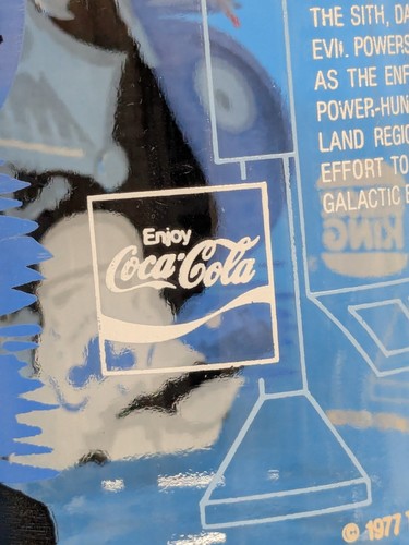 1977 Limited Edition Star Wars Darth Vader Drink Glass Burger King Coca Cola - Picture 14 of 18