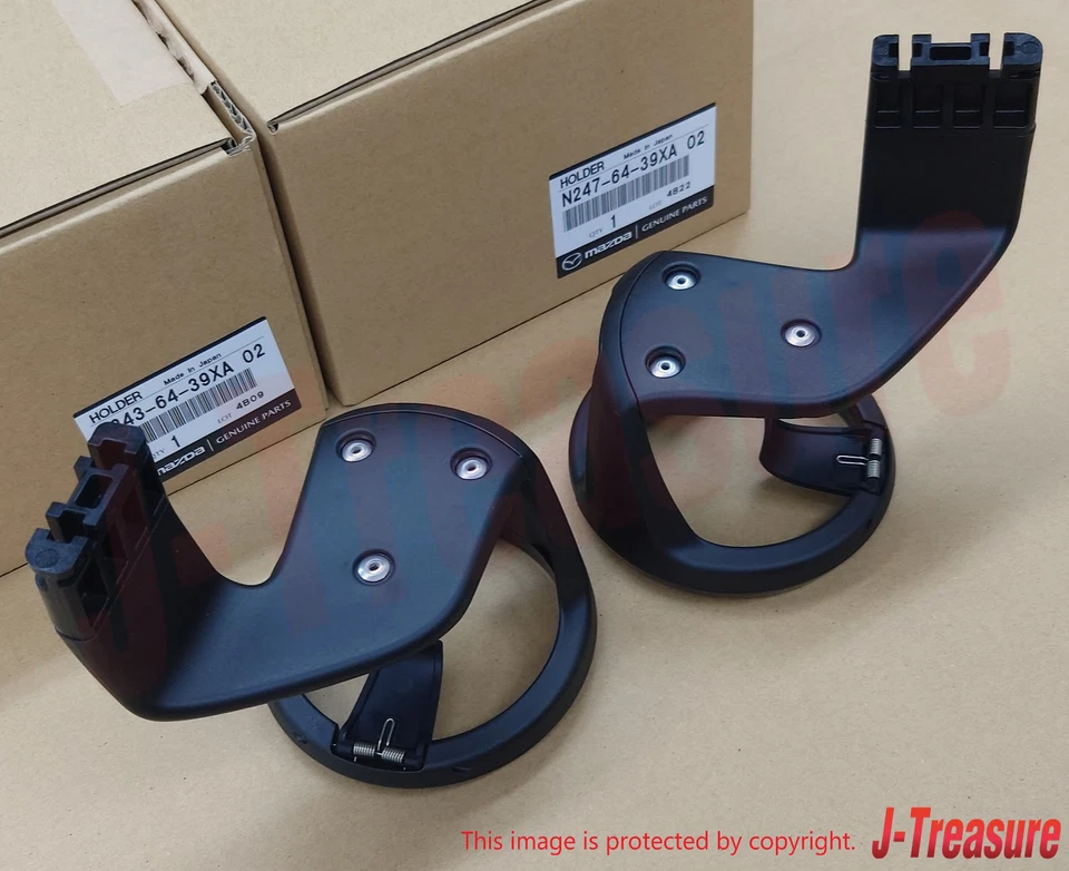 Juego de portavasos derecho e izquierdo MAZDA ROADSTER MX-5 MIATA ND 16-18 genuino OEM Foto 4 de 4