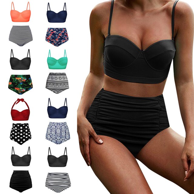 hollister high waisted bathing suits