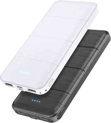 Portable Charger Power Bank 2 Pack 15000Mah USBC Power Bank Output