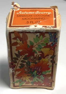 Avon Autumn Scurry Miniature Cologne Moonwind .5 Fl Oz New in Box IE110
