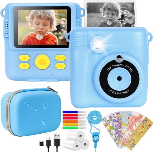 Kinderkamera Digitalkamera 1080P HD Selfie Fotoapparat Kinder mit 32GB SD-Karte