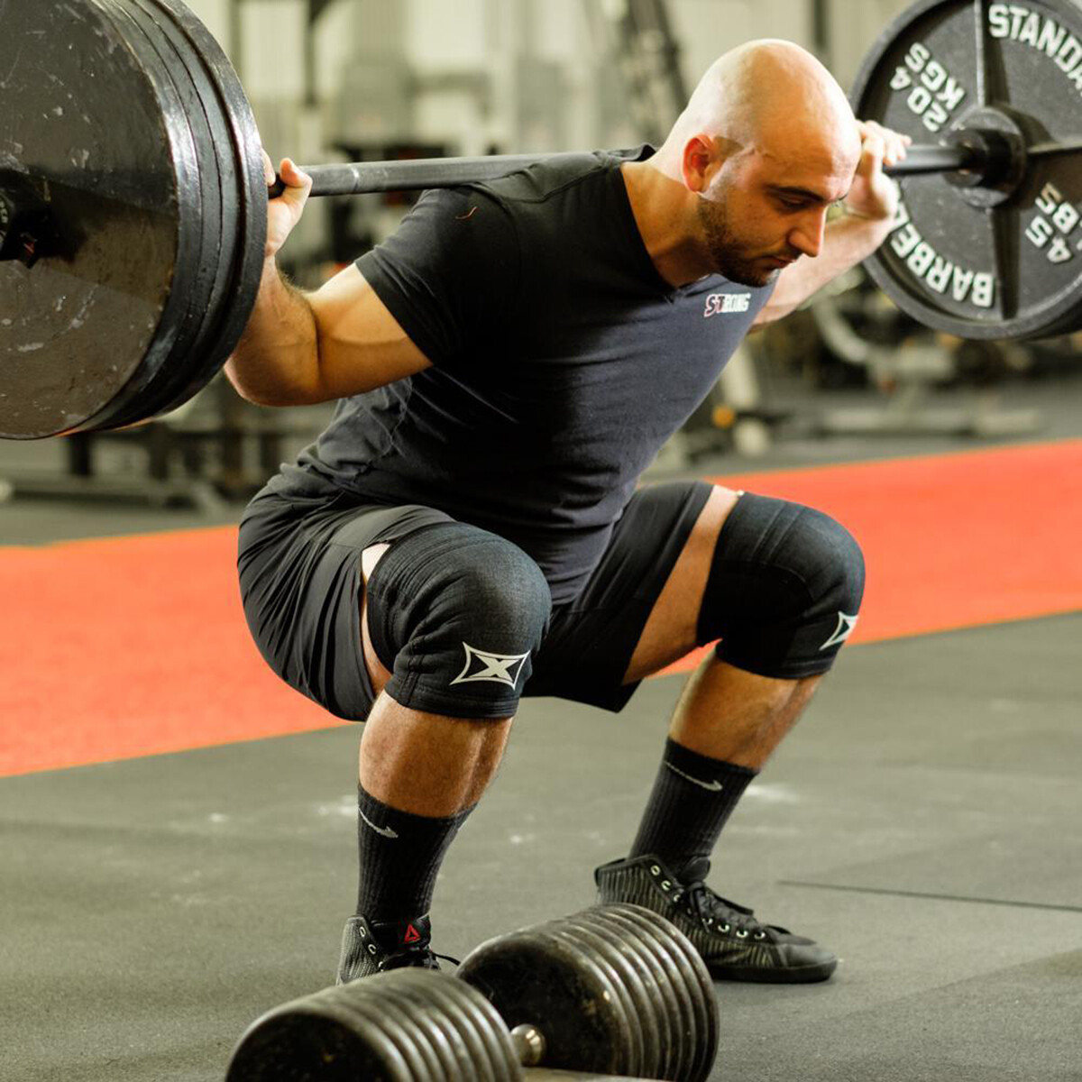 Barbell Mark Bell Deadlift Slippers Bicep Board Rogue Fitness Canada