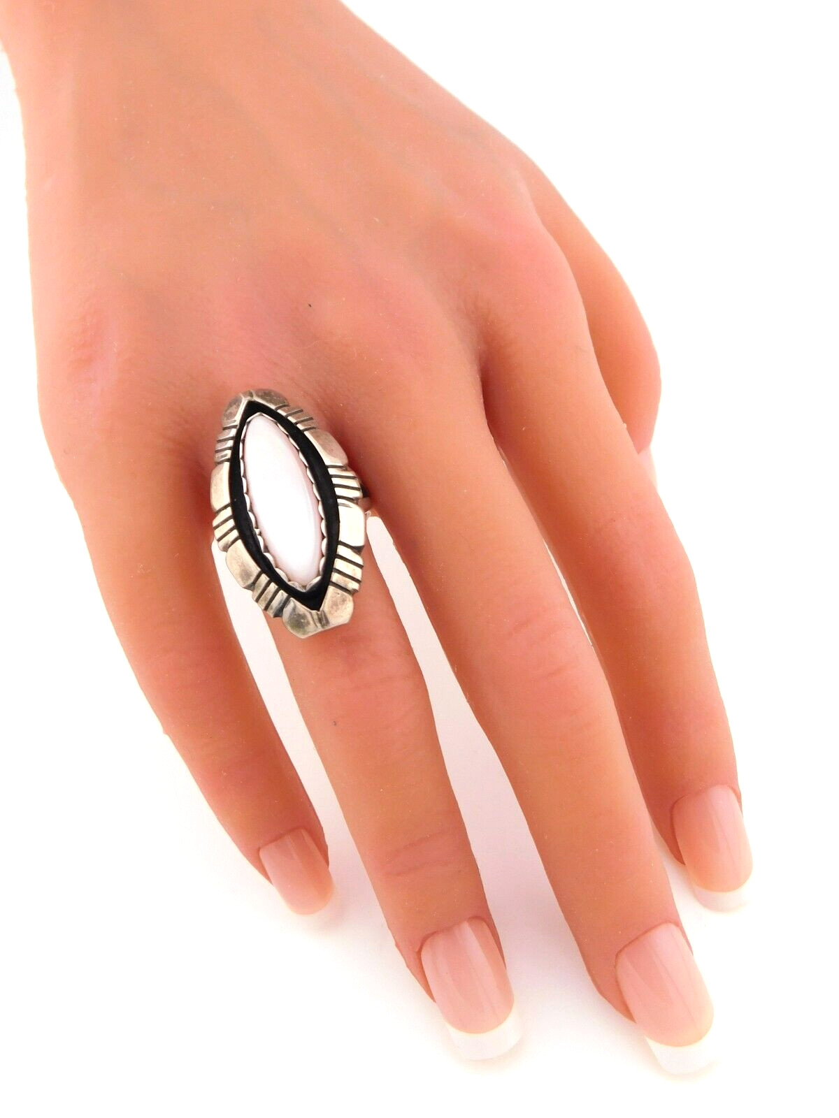 Signed A Etsitty Native American 925 Sterling Sil… - image 3