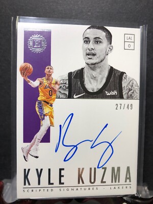 【RC】donruss／next day auto kuzma クーズマサイン RC】donruss／next day auto kuzma クーズマサイン Kyle Kuzma