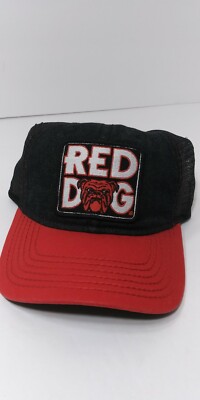 Vintage SAMPLE Red Dog Mesh Hat RARE