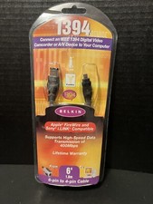 Belkin 1394 Sony IEEE Firewire 6 Pin To 4 Pin Apple 6  