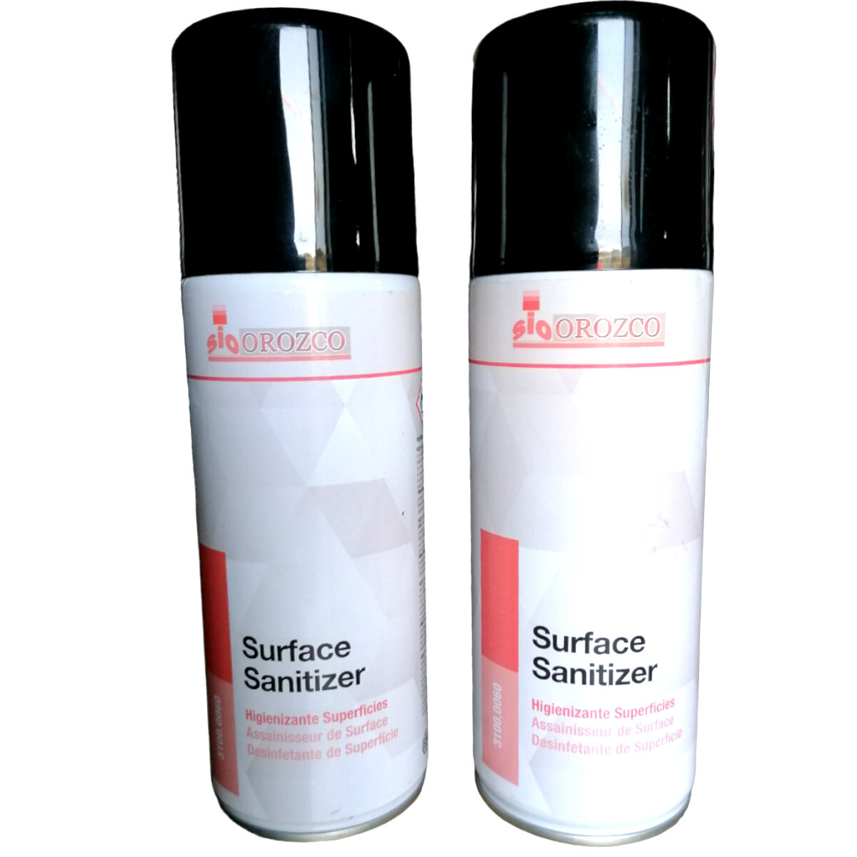 2x Desinfectante Sanificante de Superficies en Spray 400 ml.