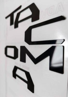Tailgate Raised Plastic Letters Inserts Compatible With Tacoma 2024 2025 In Matte - Foto 2