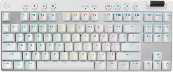 Logitech G Pro X Tkl Lightspeed Lightsync Rgb, Tastiera Da Gioco Meccanica, Bianco-image