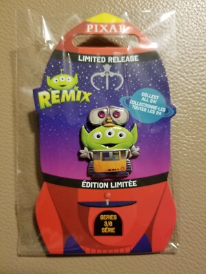 Disney Pixar Toy Story Alien Remix Pin Series 3/6 - Wall-E Limited Edition 