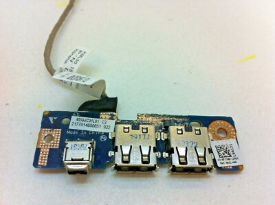 Dell Vostro 1520 Firewire USB Board & Original Cable J093K F2340 4559JC31L01 63