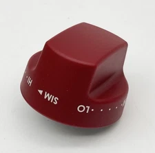 Sub-Zero Wolf Gas Stove Range Burner OEM Red Replacement Temperature Knob NEW
