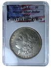 1900 (P) $1 Morgan Silver Dollar USA Coin Grading "Mint State 64" Slab