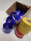 Flagging Tape Plastic Ribbon Odd Lot 23 Rolls Blue 1" x 1200 ft + 2 Yellow 1 Red — photo 2