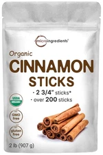 Organic Cinnamon Sticks 2 lb | Bold Flavor for Tea & Cooking