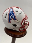 Robert Brazile Signed Houston Oilers Throwback Helmet HOF'18 Schwartz COA