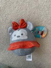 Squishmallows Disney Minnie Mouse 100th Anniversary 5 Inch NWT Silver