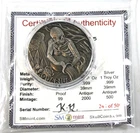 Skull Coins 2015 Zodiac Antiqued Finish 1 ozt .999 Silver Aquarius #244 of 500