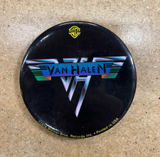 Van Halen (1978, Warner Bros) 3 inch pinback/button